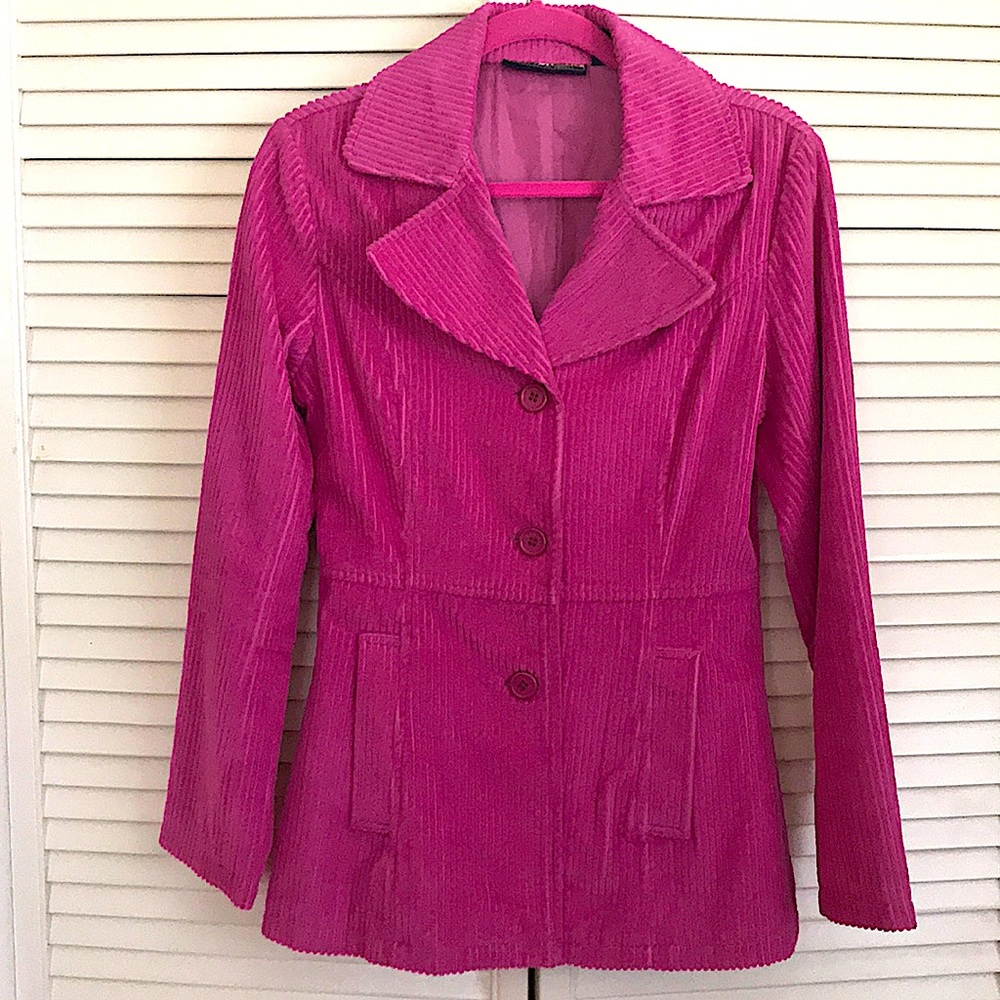 Blue Asphalt Corduroy Blazer